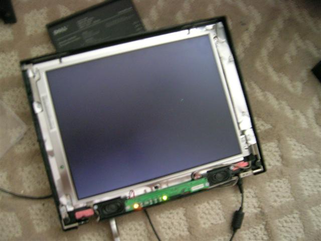 LCD front removed