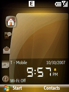 Clock screen